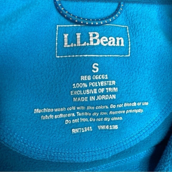 L.L. Bean polartec jacket blue size small - Picture 5 of 9